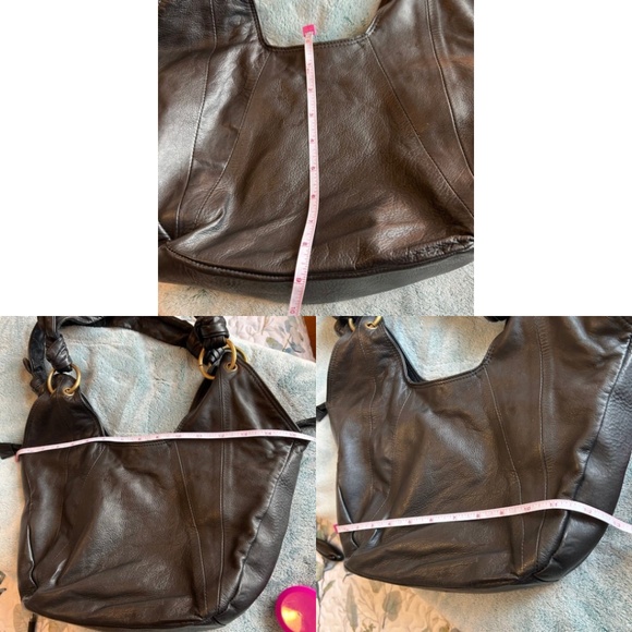 Rare Vintage NATURALIZER Leather Hobo Shoulder Bag - Picture 14 of 17